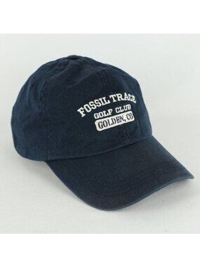 American Dry Goods Fossil Trace Golf Unisex Adult Blue White Baseball Hat